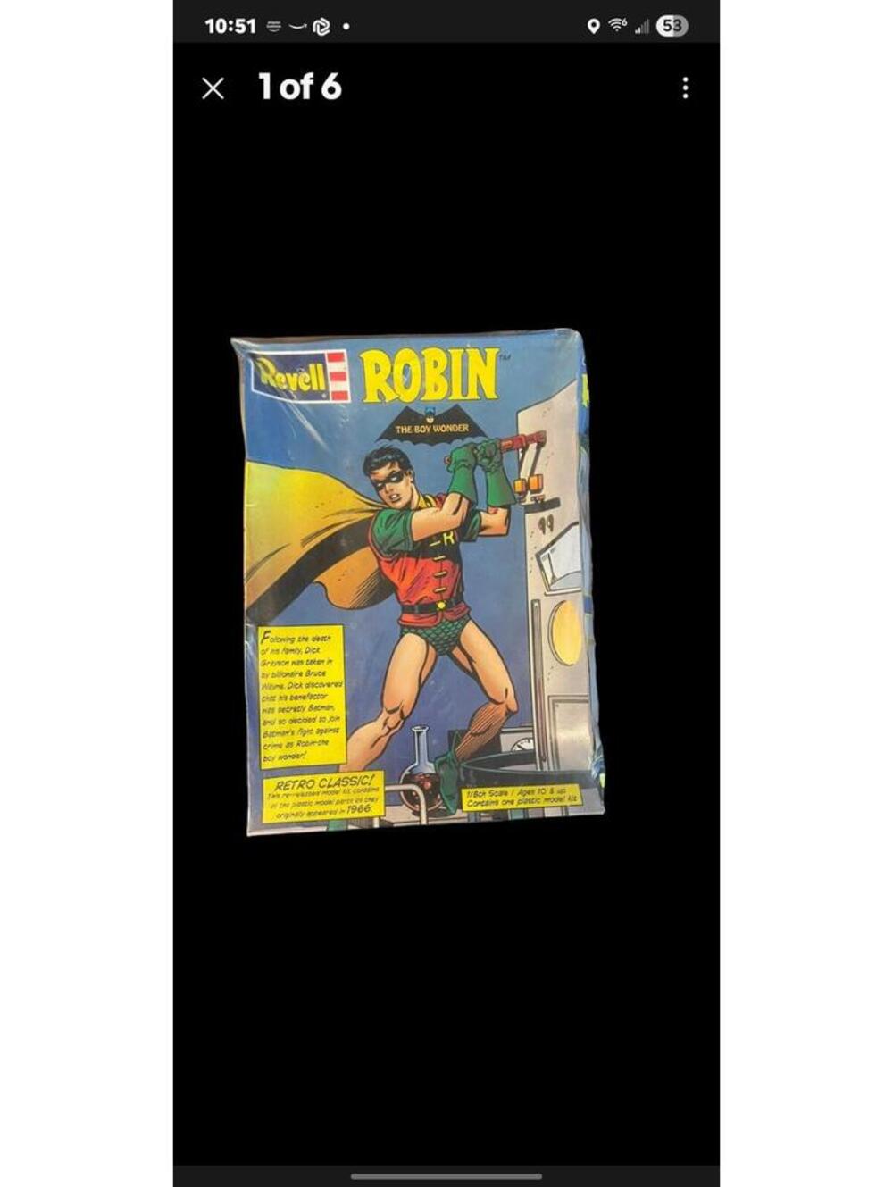 Revell ROBIN The Boy Wonder Model Kit #85-3637 New Factory Sealed